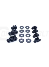 Dress Up Bolts Titanium Hardware Door Kit Subaru Impreza GC8 1992-2001                                     - SUB-026-Ti-BLK - Image 3