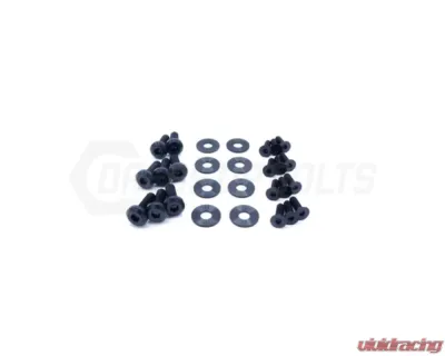 Dress Up Bolts Titanium Hardware Door Kit Subaru Impreza GC8 1992-2001 - SUB-026-Ti-BLK