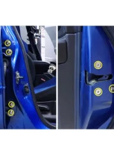Dress Up Bolts Titanium Hardware Door Kit Subaru Impreza GC8 1992-2001                                     - SUB-026-Ti-BLU - Image 3