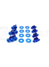 Dress Up Bolts Titanium Hardware Door Kit Subaru Impreza GC8 1992-2001                                     - SUB-026-Ti-BLU - Image 3