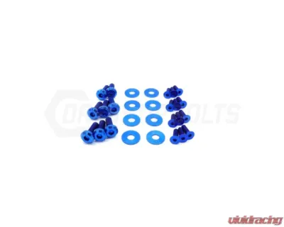 Dress Up Bolts Titanium Hardware Door Kit Subaru Impreza GC8 1992-2001 - SUB-026-Ti-BLU