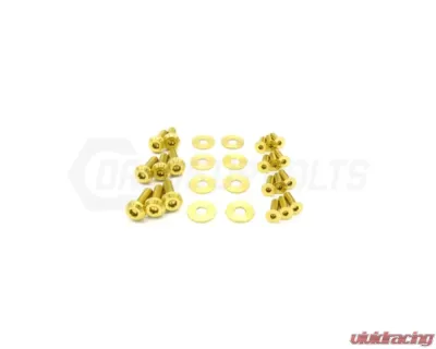 Dress Up Bolts Titanium Hardware Door Kit Subaru Impreza GC8 1992-2001 - SUB-026-Ti-GLD