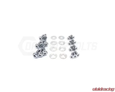 Dress Up Bolts Titanium Hardware Door Kit Subaru Impreza GC8 1992-2001 - SUB-026-Ti-POL