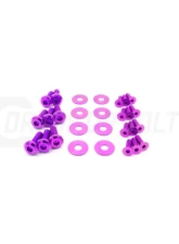 Dress Up Bolts Titanium Hardware Door Kit Subaru Impreza GC8 1992-2001                                     - SUB-026-Ti-PRP - Image 3