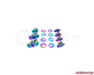 Dress Up Bolts Titanium Hardware Door Kit Subaru Impreza GC8 1992-2001 - SUB-026-Ti-TB