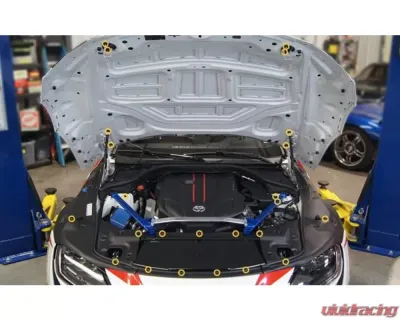 Dress Up Bolts Stage 1 Titanium Hardware Engine Bay Kit Toyota Supra MKV 2020-2024 - TOY-008-Ti-BLK