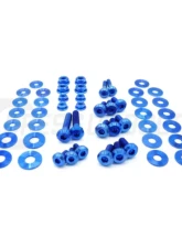 Dress Up Bolts Stage 1 Titanium Hardware Engine Bay Kit Toyota Supra MKV 2020-2024                                     - TOY-008-Ti-BLU - Image 2