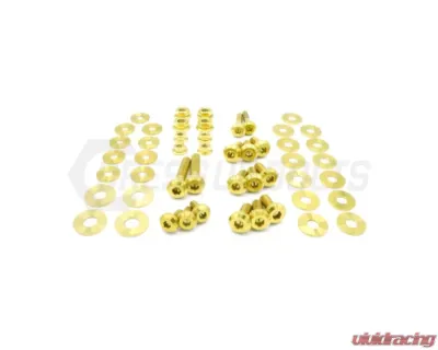 Dress Up Bolts Stage 1 Titanium Hardware Engine Bay Kit Toyota Supra MKV 2020-2024 - TOY-008-Ti-GLD