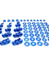 Dress Up Bolts Stage 2 Titanium Hardware Engine Bay Kit Toyota Supra MKV 2020-2024                                     - TOY-009-Ti-BLU - Image 2