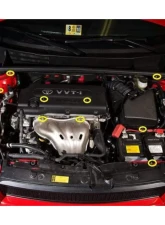 Dress Up Bolts Titanium Engine & Engine Bay Kit Scion XB 2007-2015                                     - TOY-015-Ti-TB - Image 2