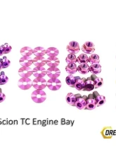 Dress Up Bolts Titanium Engine Bay Kit Scion tC 2005-2010                                     - TOY-017-Ti-PRP - Image 3