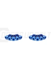 Dress Up Bolts Titanium Coil Pack Cover Kit 2JZ-GTE Non-VVTI                                     - TOY-020-Ti-BLU - Image 2