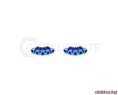 Dress Up Bolts Titanium Coil Pack Cover Kit 2JZ-GTE Non-VVTI - TOY-020-Ti-BLU