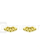 Dress Up Bolts Titanium Coil Pack Cover Kit 2JZ-GTE Non-VVTI                                     - TOY-020-Ti-GLD - Image 2