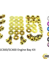 Dress Up Bolts Titanium Engine Bay Kit Lexus SC300 | SC400 1992-2000                                     - TOY-031-Ti-GLD - Image 3