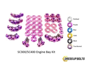 Dress Up Bolts Titanium Engine Bay Kit Lexus SC300 | SC400 1992-2000