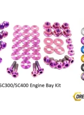Dress Up Bolts Titanium Engine Bay Kit Lexus SC300 | SC400 1992-2000                                     - TOY-031-Ti-PRP - Image 3