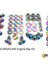 Dress Up Bolts Titanium Engine Bay Kit Lexus SC300 | SC400 1992-2000                                     - TOY-031-Ti-TB - Image 3