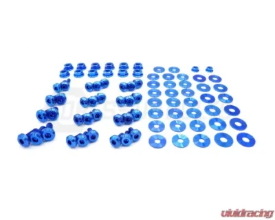 Dress Up Bolts Stage 2 Titanium Hardware Engine Bay Kit Toyota 86 2013-2020 - TOY-034-Ti-BLU
