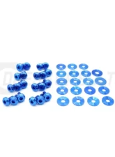 Dress Up Bolts Stage 1 Titanium Hardware Engine Bay Kit Toyota 86 2013-2020                                     - TOY-035-Ti-BLU - Image 2