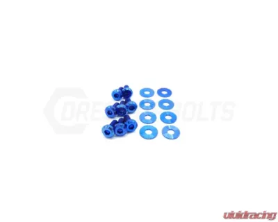 Dress Up Bolts Titanium Hardware Hood Kit Toyota Supra MKIII 1986-1992 - TOY-040-Ti-BLU