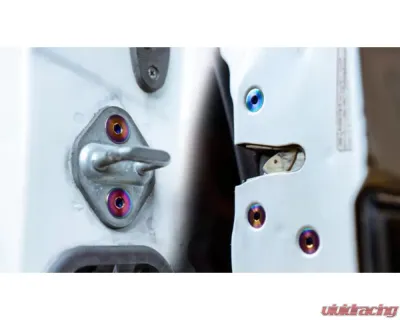 Dress Up Bolts Titanium Hardware Door Kit Toyota Supra MKIII 1986-1992 - TOY-041-Ti-PRP