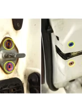 Dress Up Bolts Titanium Hardware Door Kit Toyota Supra MKIII 1986-1992                                     - TOY-041-Ti-PRP - Image 3