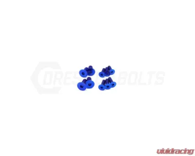 Dress Up Bolts Titanium Hardware Door Kit Toyota Supra MKIII 1986-1992 - TOY-041-Ti-BLU