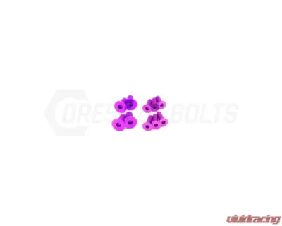 Dress Up Bolts Titanium Hardware Door Kit Toyota Supra MKIII 1986-1992 - TOY-041-Ti-PRP