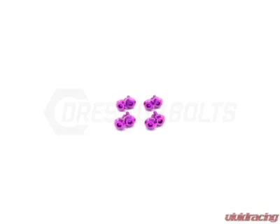 Dress Up Bolts Titanium Hardware Headlight Kit Toyota Supra MKIII 1986-1992 - TOY-042-Ti-PRP