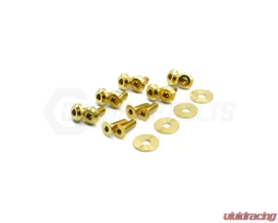 Dress Up Bolts Titanium Hardware Door Kit Toyota Supra MK4 1993-2002 - TOY-049-Ti-BLU