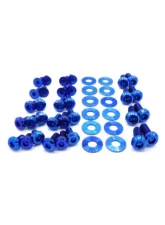 Dress Up Bolts Titanium Hardware Door Kit Volkswagen GTI MK7 2015-2021                                     - VKW-003-Ti-BLU - Image 3