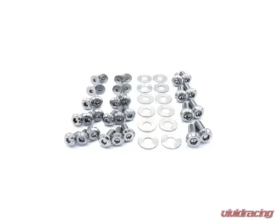 Dress Up Bolts Titanium Hardware Door Kit Volkswagen GTI MK7 2015-2021 - VKW-003-Ti-POL