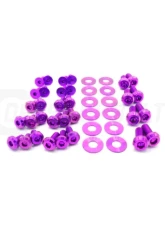 Dress Up Bolts Titanium Hardware Door Kit Volkswagen GTI MK7 2015-2021                                     - VKW-003-Ti-PRP - Image 3