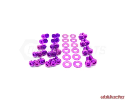 Dress Up Bolts Titanium Hardware Door Kit Volkswagen GTI MK7 2015-2021 - VKW-003-Ti-PRP