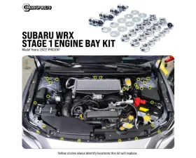 Dress Up Bolts Stage 1 Titanium Hardware Engine Bay Kit Subaru WRX 2022+