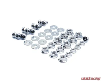 Dress Up Bolts Stage 1 Titanium Hardware Engine Bay Kit Subaru WRX 2022+ - SUB-038-Ti-BLK