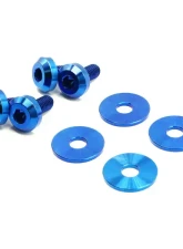 Dress Up Bolts Titanium Hardware Hood Kit Honda Civic Si 2012-2015                                     - HON-078-Ti-BLU - Image 4
