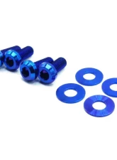 Dress Up Bolts Titanium Hardware Seat Kit Honda Civic Si 2012-2015                                     - HON-080-Ti-BLU - Image 4