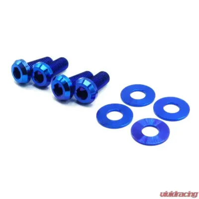 Dress Up Bolts Titanium Hardware Seat Kit Honda Civic Si 2012-2015 - HON-080-Ti-POL