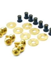 Dress Up Bolts Black Titanium Hardware Plastic Clip Delete Trunk Kit Subaru BRZ | Toyota GT86 | Scion FR-S 2013-2020                                     - SUB-049-Ti-BLK - Image 2