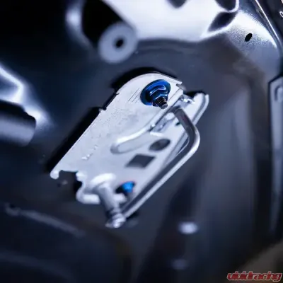 Dress Up Bolts Titanium Hardware Hood Kit Volkswagen Golf GTI 2022+ - VKW-008-Ti-BLU