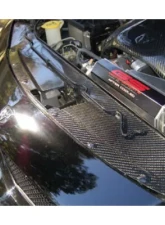 Black Ops Auto Works Carbon Fiber Radiator Cover Dodge Charger 2005-2010                                     - 220.1011 - Image 2