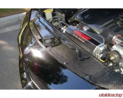 Black Ops Auto Works Carbon Fiber Radiator Cover Dodge Charger 2005-2010 - 220.1011