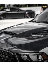 Black Ops Auto Works Sniper Hood Carbon Fiber Outer Piece W/ Fiberglass Inner Piece Dodge Durango 2011-2022                                     - 240.0801 - Image 3
