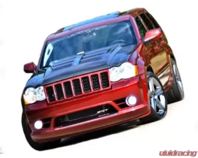 Black Ops Auto Works Venom Hood Carbon Fiber Outer Piece W/ Fiberglass Inner Piece Jeep Grand Cherokee 2005-2010 - 240.095