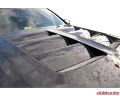 Black Ops Auto Works Venom Hood Carbon Fiber Outer Piece W/ Fiberglass Inner Piece Jeep Grand Cherokee 2005-2010 - 240.095