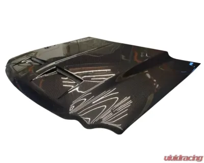 Black Ops Auto Works Paramedic Hood Wk1 Carbon Fiber Outer Piece and Fiberglass Inner Piece Jeep Grand Cherokee 2005-2010 - 240.0966