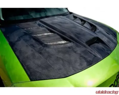 Black Ops Auto Works Sniper 1.0 Hood Carbon Fiber Inner and Outer Dodge Charger 2006-2010 - 240.0968IO