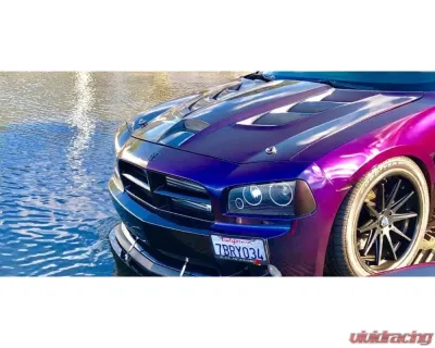 Black Ops Auto Works Sniper 1.0 Hood Carbon Fiber Inner and Outer Dodge Charger 2006-2010 - 240.0968IO